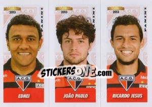 Sticker Ednei / J.Paulo / R.Jesus - Campeonato Brasileiro 2013 n. 349 - Panini