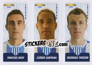 Sticker V.Bovi / C.Santana / R.Thiesen - Campeonato Brasileiro 2013 - Panini