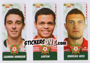 Sticker L.Henrique / Airton / V.Hess - Campeonato Brasileiro 2013 n. 358 - Panini
