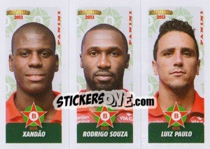 Figurina Xandão / R.Souza / L.Paulo - Campeonato Brasileiro 2013 - Panini