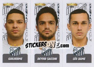 Sticker Guilherme / D.Sacconi / L.Jaime - Campeonato Brasileiro 2013 n. 364 - Panini