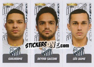 Sticker Guilherme / D.Sacconi / L.Jaime - Campeonato Brasileiro 2013 - Panini