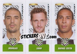 Sticker Douglas / Luan / R.Costa - Campeonato Brasileiro 2013 n. 384 - Panini