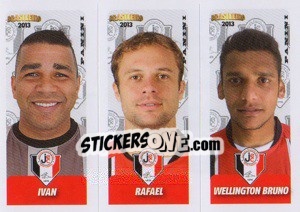 Sticker Ivan / Rafael / W.Bruno - Campeonato Brasileiro 2013 n. 398 - Panini
