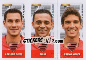 Figurina A.Alves / Piauí / B.Nunes - Campeonato Brasileiro 2013 - Panini