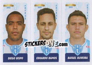 Sticker D.Bispo / E.Ramos / R.Oliveira - Campeonato Brasileiro 2013 - Panini