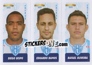 Figurina D.Bispo / E.Ramos / R.Oliveira - Campeonato Brasileiro 2013 - Panini