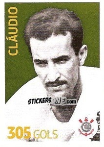 Cromo Cláudio (Corinthians) - Campeonato Brasileiro 2013 - Panini