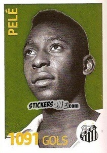 Sticker Pelé (Santos) - Campeonato Brasileiro 2013 n. a20 - Panini