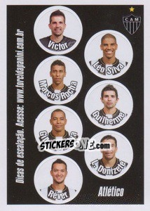 Sticker Escale seus titulares - Campeonato Brasileiro 2013 n. e1 - Panini