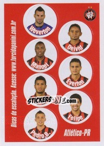 Cromo Escale seus titulares - Campeonato Brasileiro 2013 - Panini