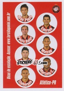 Figurina Escale seus titulares - Campeonato Brasileiro 2013 n. e4 - Panini