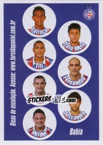 Sticker Escale seus titulares - Campeonato Brasileiro 2013 n. e6 - Panini