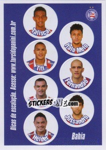 Cromo Escale seus titulares - Campeonato Brasileiro 2013 - Panini