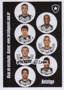 Cromo Escale seus titulares - Campeonato Brasileiro 2013 - Panini