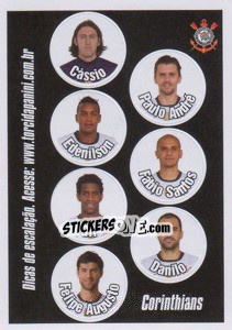 Sticker Escale seus titulares - Campeonato Brasileiro 2013 n. e9 - Panini