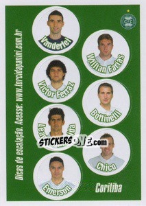 Figurina Escale seus titulares - Campeonato Brasileiro 2013 - Panini