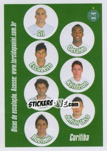 Sticker Escale seus titulares - Campeonato Brasileiro 2013 - Panini