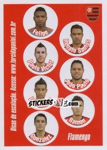 Sticker Escale seus titulares - Campeonato Brasileiro 2013 n. e17 - Panini