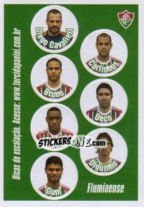 Sticker Escale seus titulares - Campeonato Brasileiro 2013 n. e19 - Panini