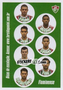 Cromo Escale seus titulares - Campeonato Brasileiro 2013 - Panini