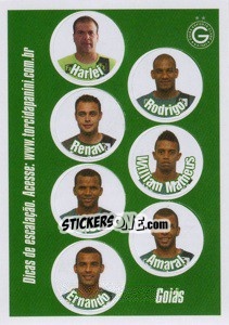 Cromo Escale seus titulares - Campeonato Brasileiro 2013 - Panini