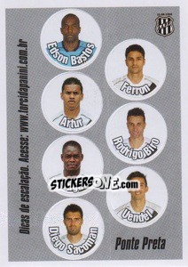 Sticker Escale seus titulares - Campeonato Brasileiro 2013 - Panini