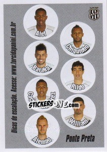 Sticker Escale seus titulares - Campeonato Brasileiro 2013 n. e30 - Panini