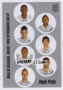 Sticker Escale seus titulares - Campeonato Brasileiro 2013 - Panini