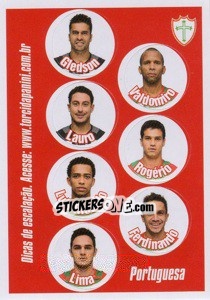 Sticker Escale seus titulares - Campeonato Brasileiro 2013 n. e31 - Panini