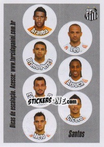 Sticker Escale seus titulares - Campeonato Brasileiro 2013 n. e33 - Panini