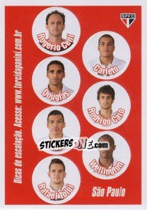 Sticker Escale seus titulares - Campeonato Brasileiro 2013 n. e35 - Panini