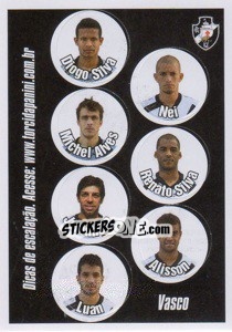 Sticker Escale seus titulares - Campeonato Brasileiro 2013 n. e37 - Panini