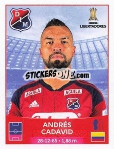 Sticker Anrés Cadavid - Conmebol Copa Libertadores 2023
 - Panini