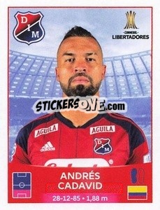 Sticker Anrés Cadavid - Conmebol Copa Libertadores 2023 n. 72 - Panini