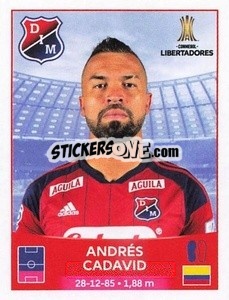 Cromo Anrés Cadavid - Conmebol Copa Libertadores 2023
 - Panini