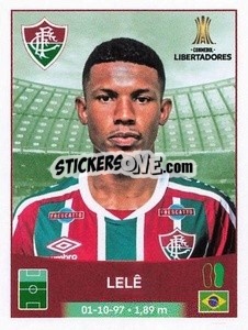 Sticker Lelê - Conmebol Copa Libertadores 2023
 - Panini