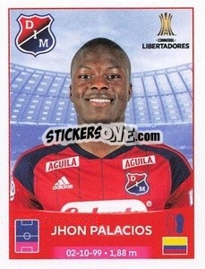 Sticker Jhon Palacios - Conmebol Copa Libertadores 2023 n. 73 - Panini