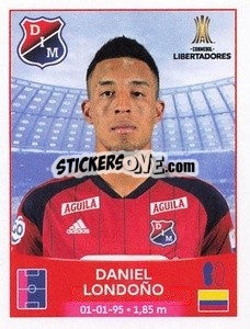 Sticker Daniel Londoño - Conmebol Copa Libertadores 2023 n. 74 - Panini