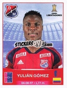 Sticker Yulián Gómez - Conmebol Copa Libertadores 2023 n. 75 - Panini