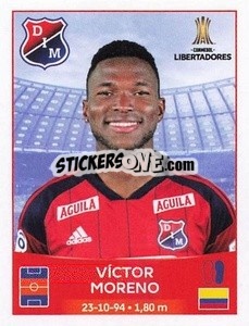 Sticker Victor Moreno - Conmebol Copa Libertadores 2023 n. 81 - Panini