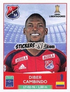 Sticker Diber Cambindo - Conmebol Copa Libertadores 2023
 - Panini