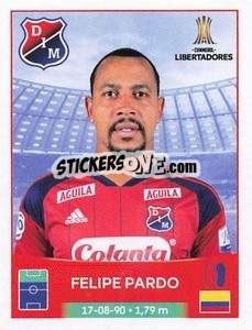 Sticker Felipe Pardo - Conmebol Copa Libertadores 2023 n. 84 - Panini