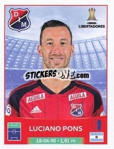 Sticker Luciano Pons - Conmebol Copa Libertadores 2023 n. 85 - Panini