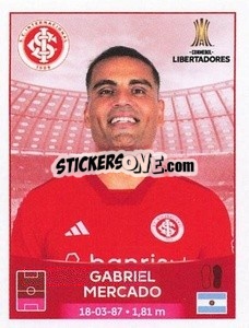 Figurina Gabriel Mercado - Conmebol Copa Libertadores 2023
 - Panini