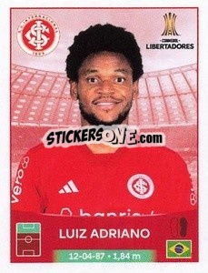 Sticker Luiz Adriano - Conmebol Copa Libertadores 2023
 - Panini