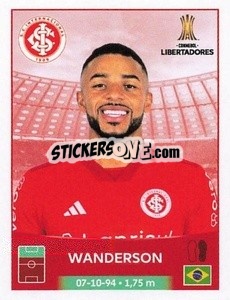 Sticker Wanderson - Conmebol Copa Libertadores 2023 n. 102 - Panini