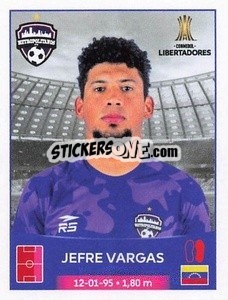 Sticker Jefre Vargas - Conmebol Copa Libertadores 2023
 - Panini