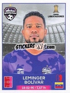 Sticker Leminger Bolívar - Conmebol Copa Libertadores 2023
 - Panini
