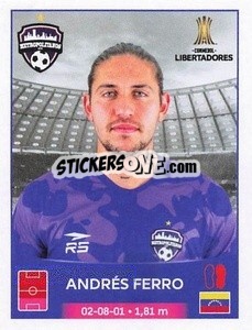 Cromo Andrés Ferro - Conmebol Copa Libertadores 2023
 - Panini